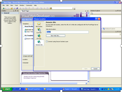 Web Application Project Options