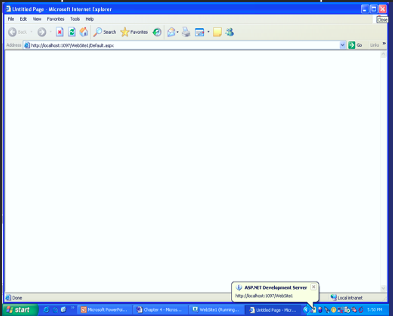 Integrated Web Server
